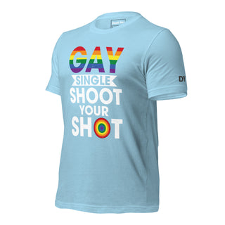 Gay Single Shoot Your Shot | Graphic Dream Tee - Dark Yarn