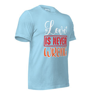 Love Is Never Wrong | Graphic Dream Tee - Dark Yarn