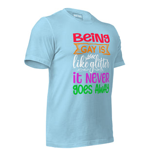 Being Gay Is Like Glitter | Graphic Dream Tee - Dark Yarn