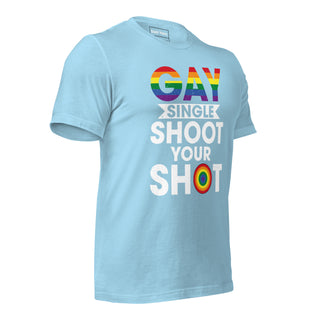 Gay Single Shoot Your Shot | Graphic Dream Tee - Dark Yarn