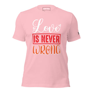 Love Is Never Wrong | Graphic Dream Tee - Dark Yarn