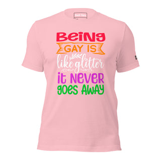 Being Gay Is Like Glitter | Graphic Dream Tee - Dark Yarn