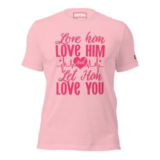 Love Him Let Him Love You | Graphic Dream Tee - Dark Yarn