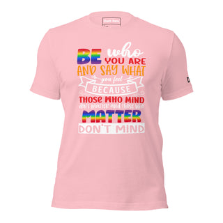 Those Who Matter Don't Mind | Graphic Dream Tee - Dark Yarn