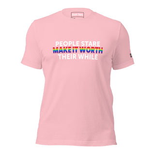 People Stare Make It Worth Their While | Graphic Dream Tee - Dark Yarn