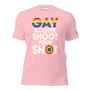 Gay Single Shoot Your Shot | Graphic Dream Tee - Dark Yarn