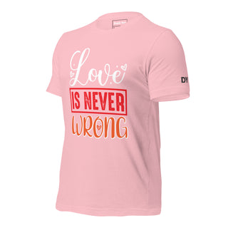 Love Is Never Wrong | Graphic Dream Tee - Dark Yarn