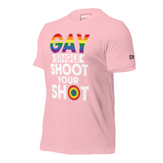 Gay Single Shoot Your Shot | Graphic Dream Tee - Dark Yarn