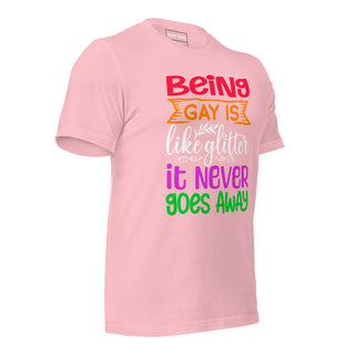 Being Gay Is Like Glitter | Graphic Dream Tee - Dark Yarn