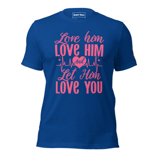 Love Him Let Him Love You | Graphic Dream Tee - Dark Yarn