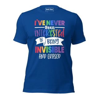 Never Interested In Invisible | Graphic Dream Tee - Dark Yarn