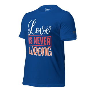 Love Is Never Wrong | Graphic Dream Tee - Dark Yarn