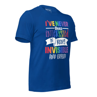 Never Interested In Invisible | Graphic Dream Tee - Dark Yarn