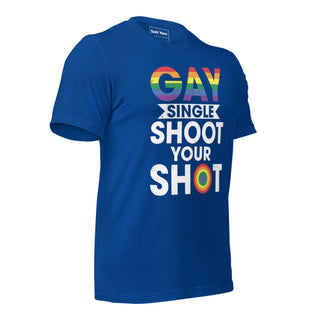 Gay Single Shoot Your Shot | Graphic Dream Tee - Dark Yarn