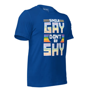 Single Gay Don't Be Shy | Graphic Dream Tee - Dark Yarn