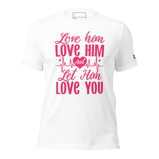 Love Him Let Him Love You | Graphic Dream Tee - Dark Yarn