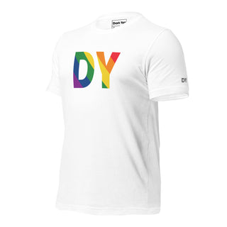 Pride Rainbow Dream T-Shirt | DY Monogram - Dark Yarn