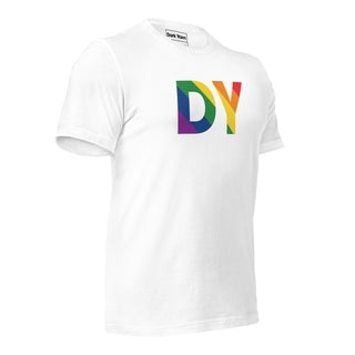 Pride Rainbow Dream T-Shirt | DY Monogram - Dark Yarn