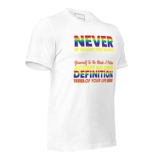 Never Bullied Into Silence | Graphic Dream Tee - Dark Yarn