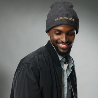 Ice Melt - Waffle Knit Beanie — IIID Edition - Dark Yarn